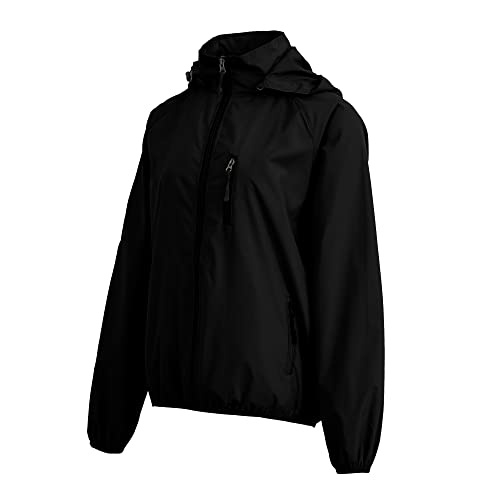 Image of Women's Lightweight Waterproof Jacket Packable Windbreaker Running Coat