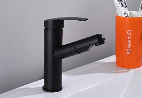 Robinet de bassin chaud et froid noir pour simplifier la routine familiale
