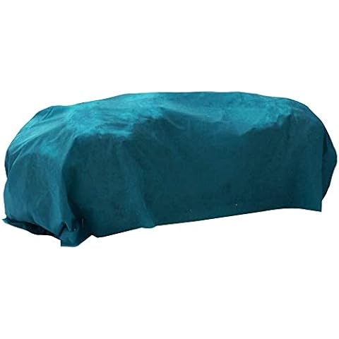 NuVue Products 30407 Universal Extra-Large Frost Protection Cover for Plants and Shrubs, Heavy-Duty Winter Plant Cover for Snow and Freeze Protection, Teal, 10' x 20' Cover