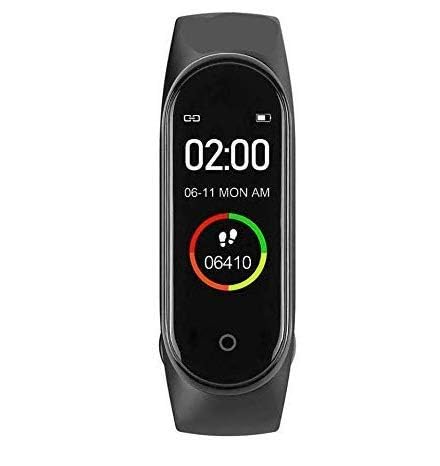 M4 Band Intelligence Bluetooth Health Wrist Smart Band Watch Monitor/Smart Bracelet/Health Bracelet/Smart Watch for Men/Activity Tracker/Fitness Tracker (Black) (B0D586HPFX) Amazon Price History, Amazon Price Tracker