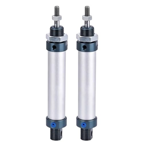 Cilindro neumático mini de 125 mm de carrera con vástago único para actuador de aire 2