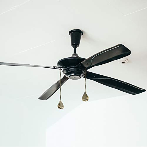 Image of Patelai 4 Pieces Ceiling Fan Pull Chain Extender Ornament 12 Inch Ceiling Pull Chain Extension Classic Drop Shaped Pendant Beaded Ball Cord for Fan light lamp decorative with Connector(Bronze)