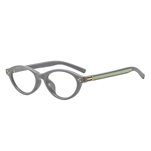 Image of DreamCalf Rectangle Fake Glasses for Women Trendy Y2K Office-Siren Blue Light Glasses with Clear Lenses