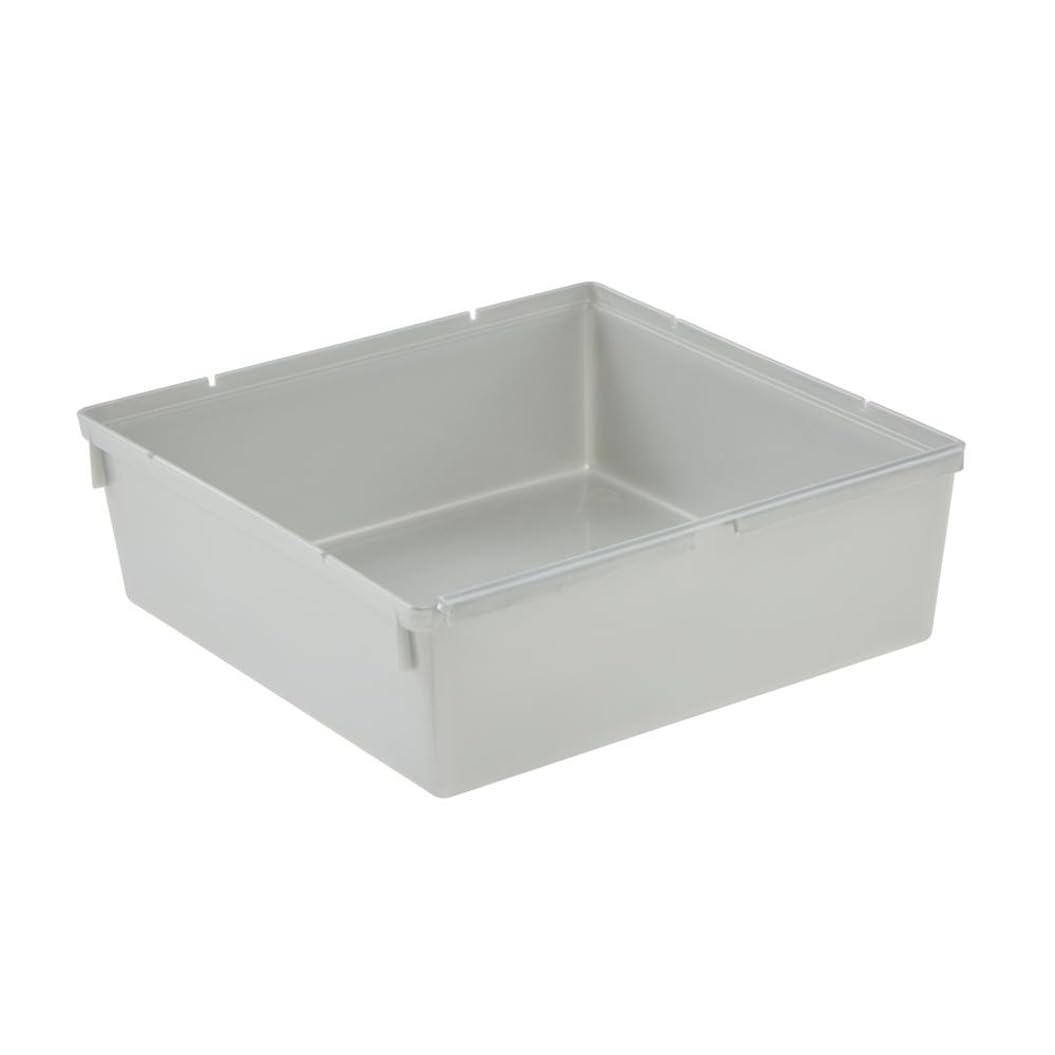 Keeeper Organising System, Unlimited Extensions, Sturdy Plastic (PP), 15 x 15 x 5 cm, Silver