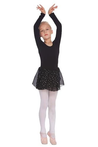 Image of Arshiner Kids Girls Classic Long Sleeve Leotard Dance Ballet Dress