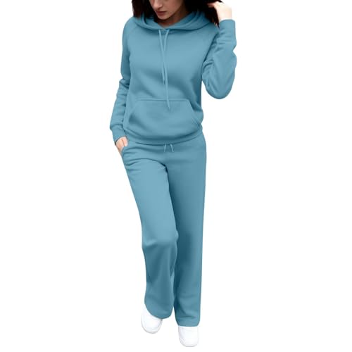 Genérico 2025 Chandal Mujer Completo Invierno Dos Piezas Sudadera con Capucha Basicas y Pantalones Jogger Conjunto Deportivo Otoño Ropa Deportiva Conjuntos Set Chándal Tracksuit Tallas Grandes