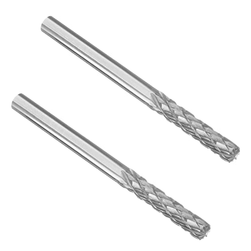 Fresas rotativas Auniwaig 3mm doble corte 5 piezas miniatura 1