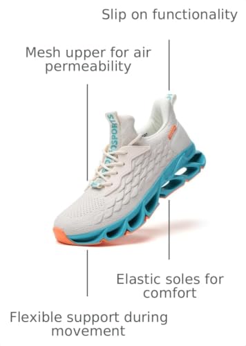Image of SKDOIUL Sport Running Shoes for Mens Mesh Breathable Trail Runners Fashion Sneakers