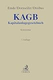 KAGB: Kapitalanlagegesetzbuch (Grauer Kommentar) - Herausgeber: Thomas Emde, Frank Dornseifer, Alexandra Dreibus Bearbeitung: André Alfes, Moritz Arlt, Uwe Bärenz, Roland Baum, Markus Benzing, Tobias Bordt, Kerstin Dorothea Bornemann, Felix Brandes, Benedict Braus, Peter Bujotzek, Mathias Bunge, Johannes Conradi, Michael Daemgen, Frank Dornseifer, Achim Döser, Alexandra Dreibus, Laura Druckenbrodt, Michael Eisenhuth, Thomas Emde, Gregor Evenkamp, Bernd Geier, Harald Glander, Oliver Heist, Christoph Heisterhagen, Martina Hertwig, Lasse Holleschek, Andreas Holzapfel, Gerold Hornschu, David Jansen, Simone Kämpfer, Joachim Kayser, Tillman Kempf, Norbert Lang, Melanie Liebert, Tobias Lochen, Norman Mayr, Franz Meßner, Xenia Meyer-Arndt, Heinrich Nemeczek, Michael Nietsch, Christian Reibis, Timm Sachse, Stephan Schade, Lukas Schmidt, Alexander Schuhmann, Niko Schultz-Süchting, Philip Schwarz van Berk, Sebastian Seeger, Manuel Seidel, Antonia Selkinski, Irvinder Singh Dhaliwal, Norbert Stabenow, Andreas Steck, Jens Steinmüller, Andrea Stockhorst, Andreas Sturm, Rainer Süßmann, Anja Thanner, Markus Thole, Timo Thömmes, Herbert Thomas, Daniel Travers, Alexandra Uhl, Wolfgang Vahldiek, Ludger C. Verfürth, Michael Weitzel, Alexey Weizmann, Sören Winzek, Christopher Zilch, Marco Zingler, Sebastian Zinken, Janet Zirlewagen 