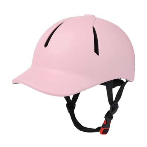 DimyFew Casco de Equitación, Ligero Y Transpirable, Ajustable para Clubes, Exteriores, Torneos Y Entrenamientos, Talla única Rosa
