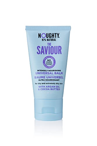 Noughty The Saviour Universal Balm, Intensively Nourishing for Skin, Hair & Lips, Multi Tasking Beauty Hero for Dry Skin, 97% Natural Sulphate Free Vegan Skincare (50ml)