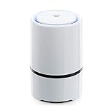 [Función de luz nocturna] Este filtro de purificador de aire tiene dos modos: modo normal y modo de reposo. Interruptor de un toque, presione el botón dos veces, ingrese al modo de reposo, luz nocturna cálida de LED, se apagará automáticamente después de 8 horas.