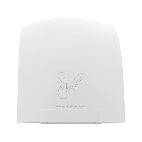 gegeweeret Secador de manos automático con sensor de infrarrojos • Velocidad del viento de 1200 W y 30 m/s • Protección IPX4 y aire caliente/frío para el hogar/comercial (blanco)