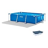 INTEX 長方形 フレームプール 　3m×2m×75cm　カバー付き