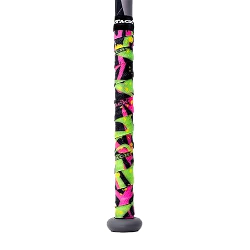 TwinTack Pro Bat Grip - Premium Baseball Bat Grip with Advanced Grip Technology - 0.80mm - Splatter (Acid Flash)