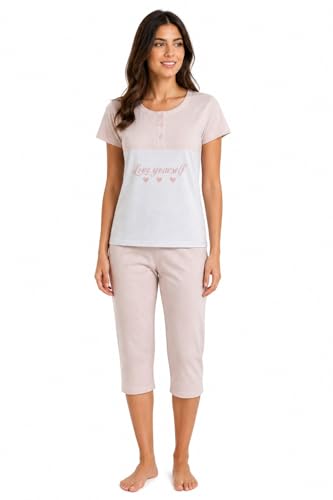 SPECIFICHE MODELLO 454 Canotta Pinocchietto Maglia a giro maniche , scollo tondo; Largo, delicato sulla pelle e comodo da indossare. Pantaloni classici: pantaloni pigiama corti e larghi con elastico in vita. Il tessuto è composto da cotone 100% di alta qualità ed è quindi traspirante e resistente. Il cotone è morbido e piacevole al tatto. È la scelta perfetta per tutte le esigenze di abbigliamento da notte Affidabile per la primavera e l'estate. Disponibile in 3 colori interessanti.
