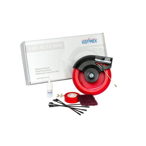 Katimex® Blitz Mini | 25 m | Glasfaserkabelverlegung | Flexi-Sonde Mini | LWL-Installationen | Verkabelungssystemen