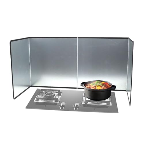 油はねガード | フライパン用 ストーブトップ 油はね防止シールド | 折りたたみ式グリースプロテクターシールド フライパン 料理用 ストーブトップ キッチン壁