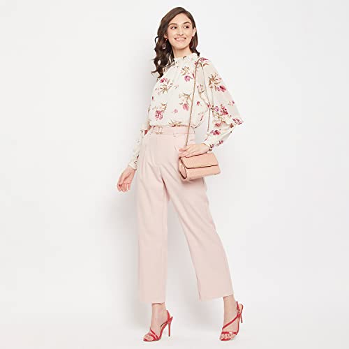 Image of Madame Women Off White Textile Top