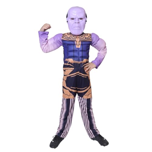 Image of Kaku Fancy Dresses Superhero Costume for Kids - Fancy Dress Outfit for Birthday, Halloween, Role Play