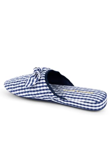 Patricia Green Zoe Gingham Check Slipper2