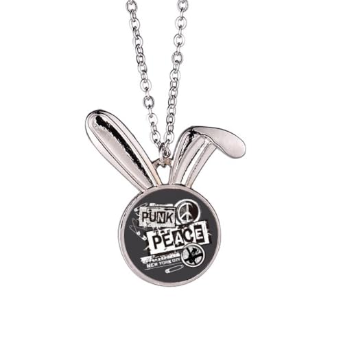 Collier punk anti-guerre pour affirmer un style anticonformiste