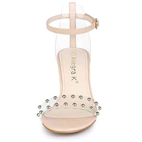 Allegra K - Sandali da donna con tacco e cinturino...