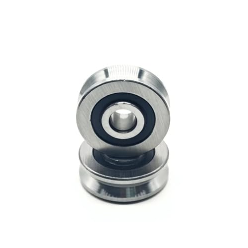 Roulement à billes à gorge en V V10371214ZZ 10x37x14mm pour galet de guidage et rail de portail