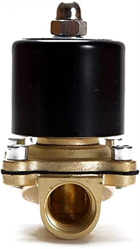 Électrovanne normalement ouverte 1/2 laiton 12V DC vanne de régulation eau et air