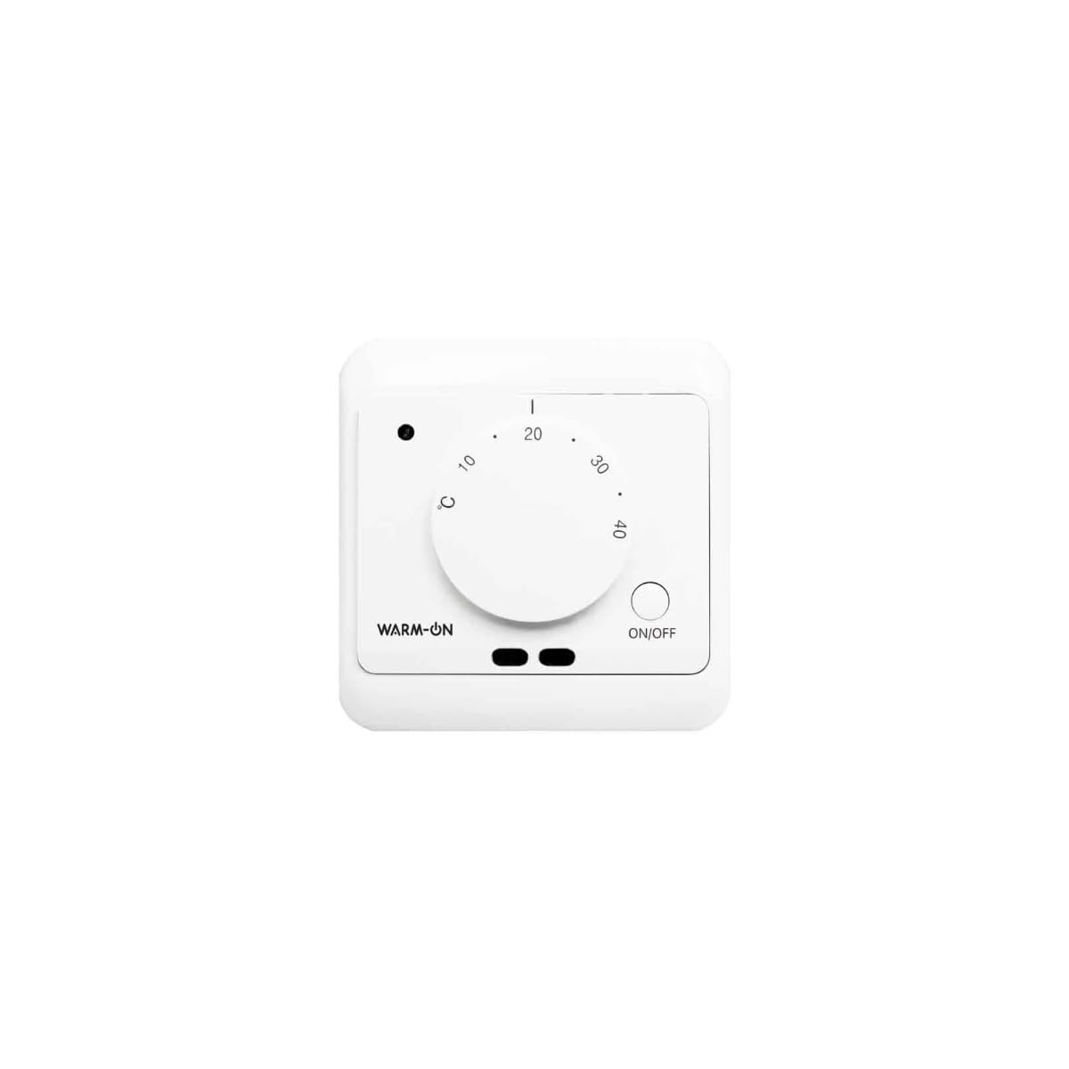 Calefacción eléctrica por suelo radiante: Estera calefactora de dos núcleos con lámina de aluminio WARMON ALU 150 W/m², parqué, laminado con termostato AC3082H analógico, blanco, termostato: AC3082H,