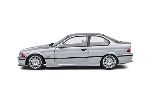 BMW E36 M3 Coupé Silver Solido 1:18 maqueta de coleccionista en plata 3