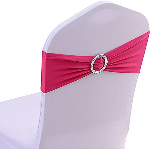 Fiocchi Elastici Per Sedia - 10 Pezzi Rossi | Per Matrimoni, Battesimi E Feste | Decorazione Facile - Foto 12