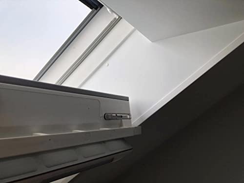 HASSEL - 1 Meter Dachfenster Dichtungsband selbstklebend passend für VELUX Dachfenster - 54 mm Breite Schaumstoffdichtung als Ersatzteile Fensterdichtung für die Lüftungsklappe von Kunststoff Fenster
