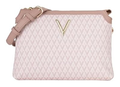 Valentino borsa a tracolla Queen Re Crossbody Bag Cipria/Multic rosa