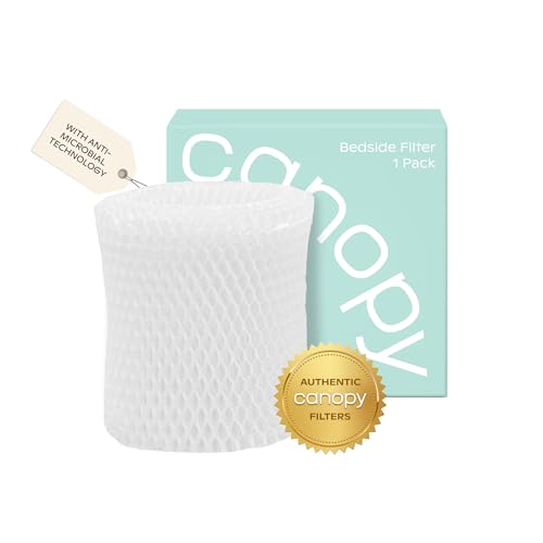 Image of Canopy Original Bedside Humidifier Filters, Pack of 1 Filter Wick, Replacement Filters - Compatible with Canopy Bedside Humidifiers, Made with Wood Pulp, Paper Filter, Replace Every Six Weeks