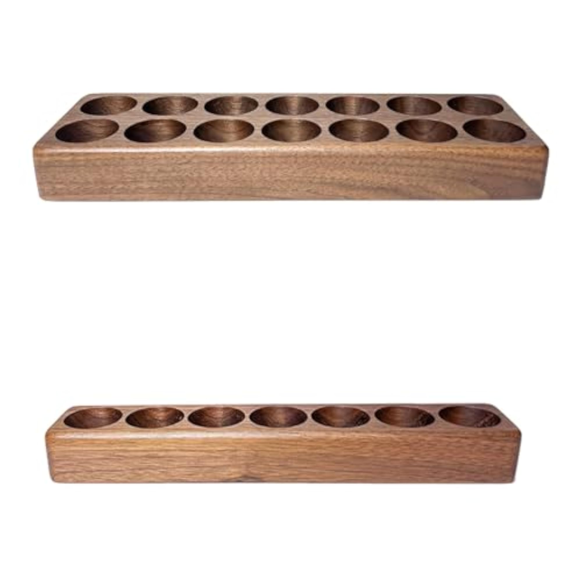Wooden Lipstick Organizer Decor, 7 Slots