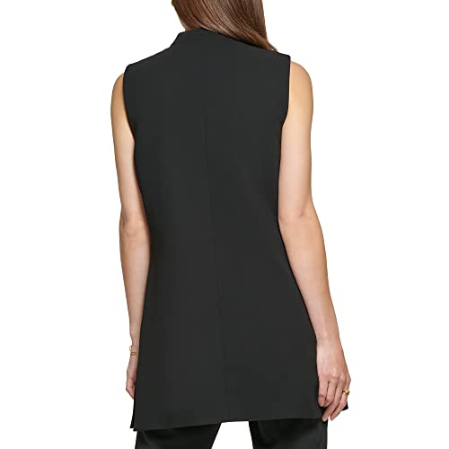 DKNY womens Open Front Suit Vest3