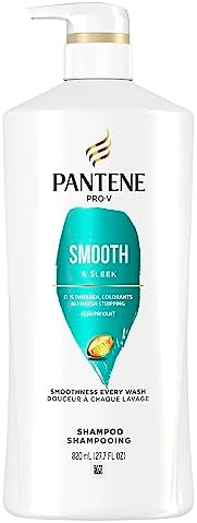 PANTENE PRO-V Smooth & Sleek Shampoo, 27.7oz/820mL