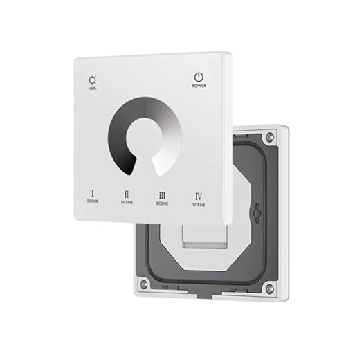 Variateur tactile mural en verre trempé haute sensibilité pour bandeau LED