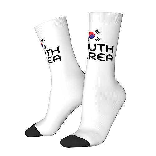 Oudrspo CORÉE DU SUD Chaussettes unisexes funky Chaussettes décontractées
