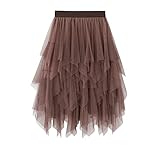 faldas midi fiesta ✿Cómodo y fácil de llevar, se puede utilizar como regalo navideño.