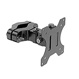 ACCURTEK 支柱取付けモニターアーム ポール取付け 17～32インチ対応 耐荷重8kg 角度調節可能 VESA75／100 1画面