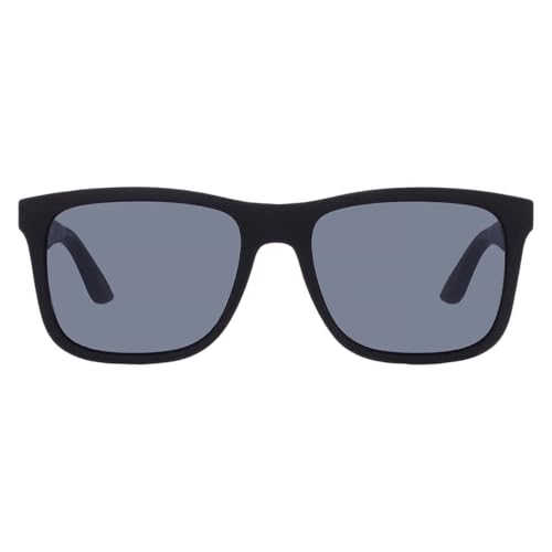 Image of Salvatore Ferragamo SF1028SN 002 Matte Black Sunglasses Man Iniettato, Modified Rectangle, 56