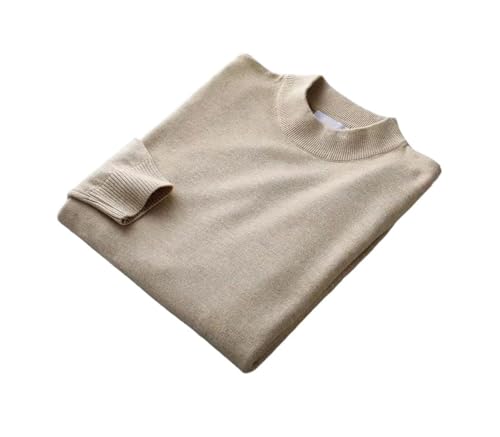 Men Crewneck Sweater Lightweight Long Sleeve Slim Fit Knit Pullover Soft Warm Business Knit Jumper