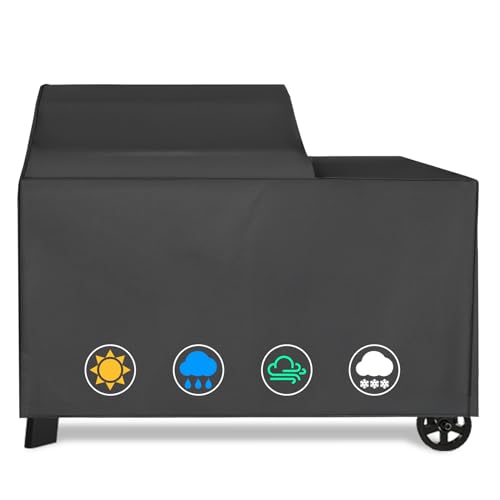 Heavy Duty 600D Grill Cover Compatible with BAC761 Traeger Grills Woodridge Pellet Grill and Smoker