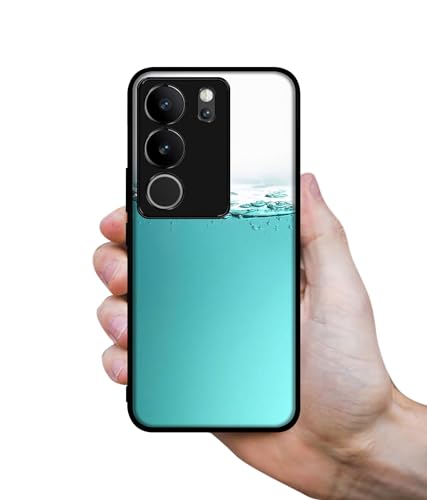 Image of Half Fill Design Premium 2D Printed Metal Back Case Cover for Vivo V29 5G / V29 Pro 5G