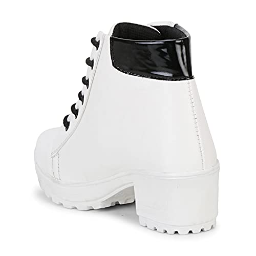 Image of KRAFTER Women's and Girls High Ankle Denim Stylish Boots