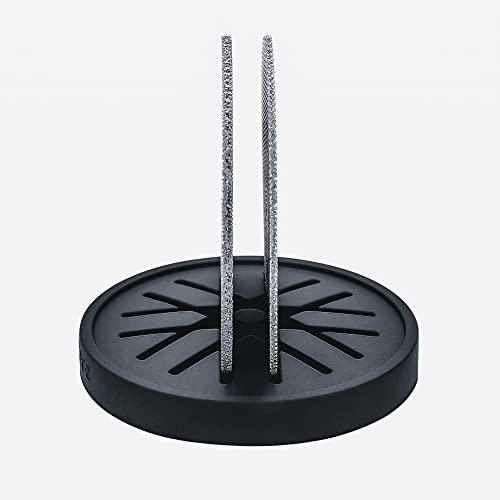 Normcore 2 Pack, 53.3 mm Puck Screen with Stand, Reusable Contact Shower with Silicone Holder, 1.7mm, 1.0mm Thickness 150µm Mesh, Compatible with Espresso Machine 54mm Portafilter Basket