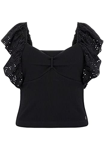 Raina Top Chemise Femme Guess avec manches à volants élégantes