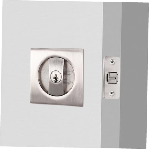 Set de Cerradura Invisible para Puerta Corredera con Llave, Hardware Moderno de Privacidad, Diseño Duradero y Elegante para Uso Interior, Resistente a la Humedad para Dormitorios miniatura 5